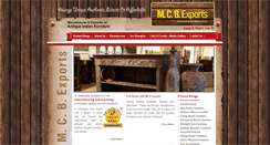 Desktop Screenshot of mcbexports.com